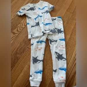 Carter’s Toddler Waffle Knit Whale Pajamas 3T